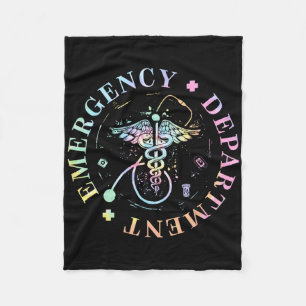 Er Nurse Emergency Dept Mens Women Nurse Week Er R Fleece Blanket