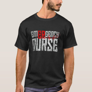 Er Nurse Emergency Room Nurse Nursing For Nurses V T-Shirt
