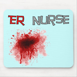 ER  Nurse Funny T-Shirts & Gifts Mouse Pad