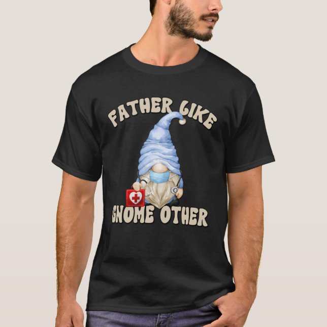 ER Nurse Gnome Graphic For Men And Emergency Nurse T-Shirt (Front)