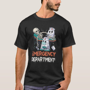 ER nurse halloween ER boo crew Emergency Departmen T-Shirt