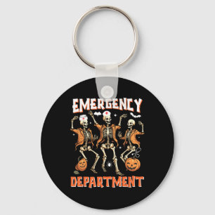 Er Nurse Halloween Room Emergency Department Funny Key Ring