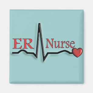 ER Nurse QRS Design Magnet