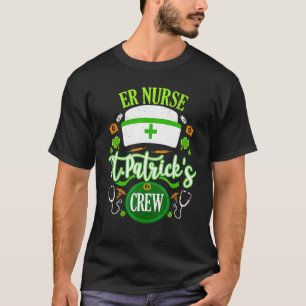 Er Nurse St Patricks Day Nurse Crew Nursing Sham T-Shirt