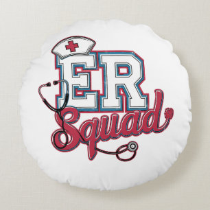 ER Squad – Emergency Room Team Round Cushion