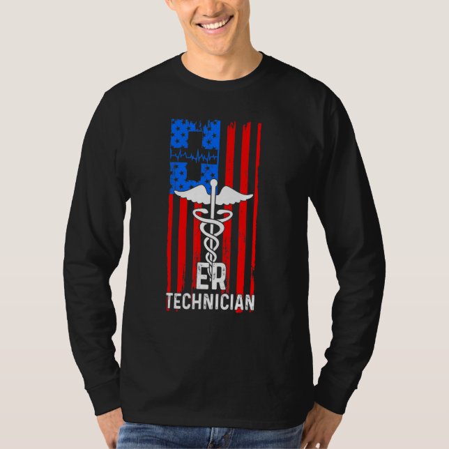 Er Technician Emergency Room Tech 37 T-Shirt (Front)
