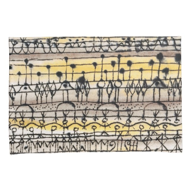 ERA Cooling in a Hot Zone Garden | Paul Klee | Pillowcase (Front-Right)