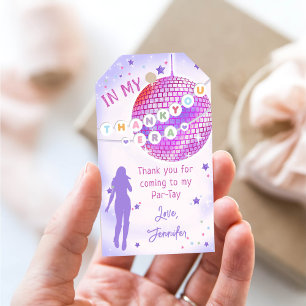 Eras Birthday Party Friendship Bracelet Thank You Gift Tags