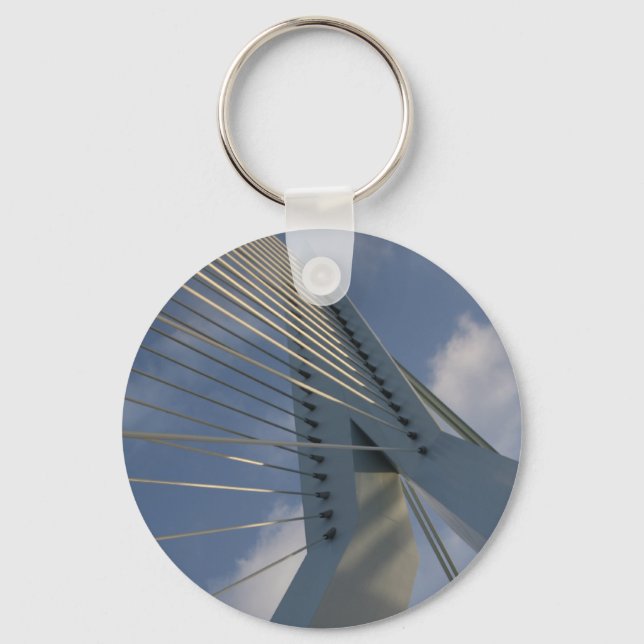 Erasmus Bridge, Rotterdam Key Ring (Front)