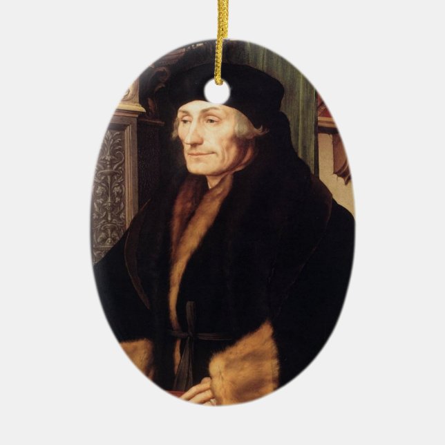 Erasmus Ceramic Ornament (Front)