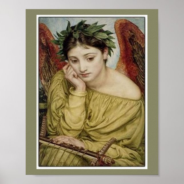 “Erato, Muse of Lyric Poetry” Poster (Front)