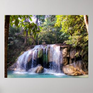 Erawan National Park, Thailand Poster