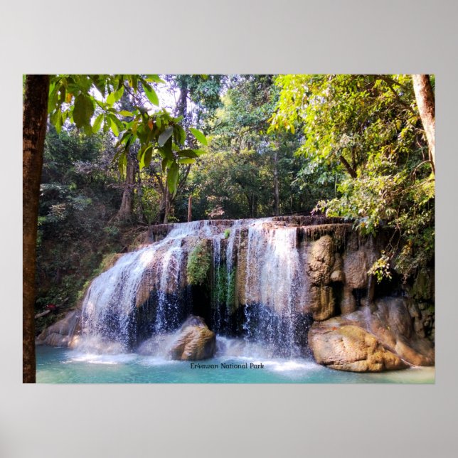Erawan National Park, Thailand Poster (Front)