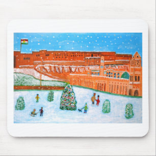 Erbil Citadel Chistmas.JPG Mouse Pad