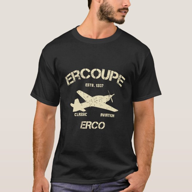 Ercoupe Classic Aviation T-Shirt (Front)
