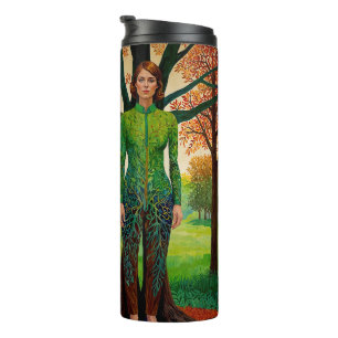 “Erdessa’s Portrait” - The Disguise of Stillness Thermal Tumbler