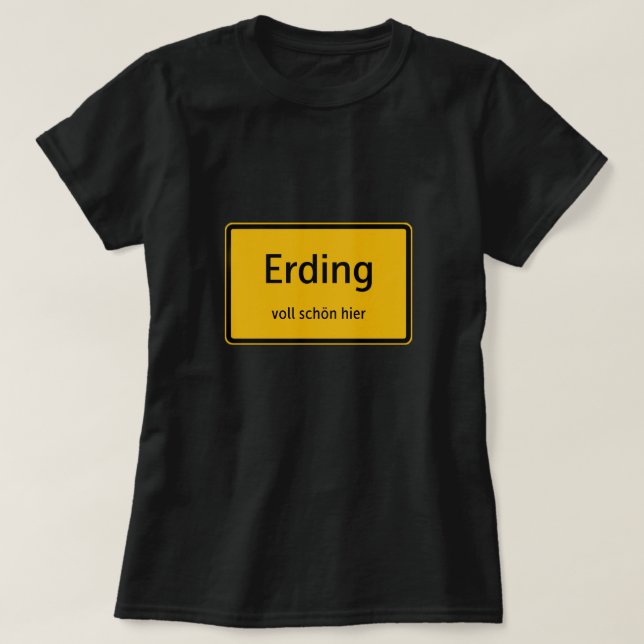 Erding Ladies Women T-shirt shirt shirt (Design Front)