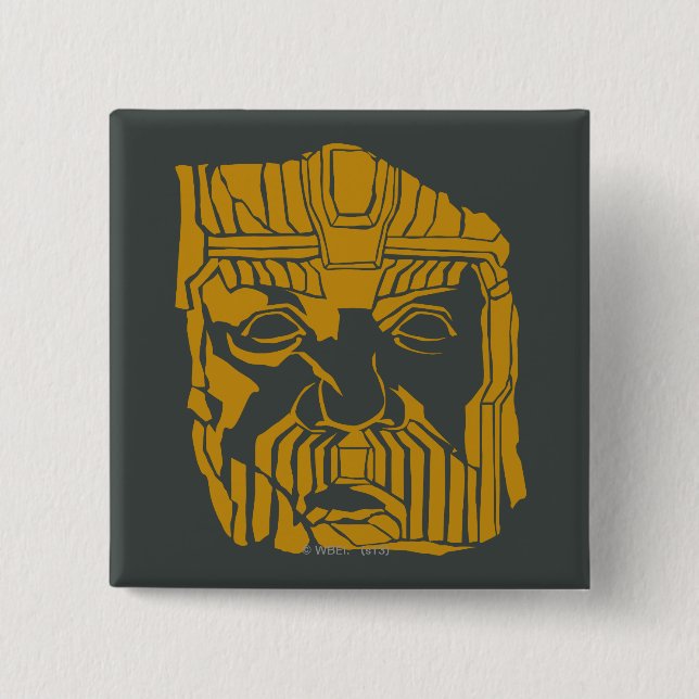 Erebor Statue Symbol 15 Cm Square Badge (Front)