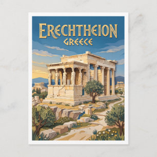 Erechtheion Athens Greece Postcard