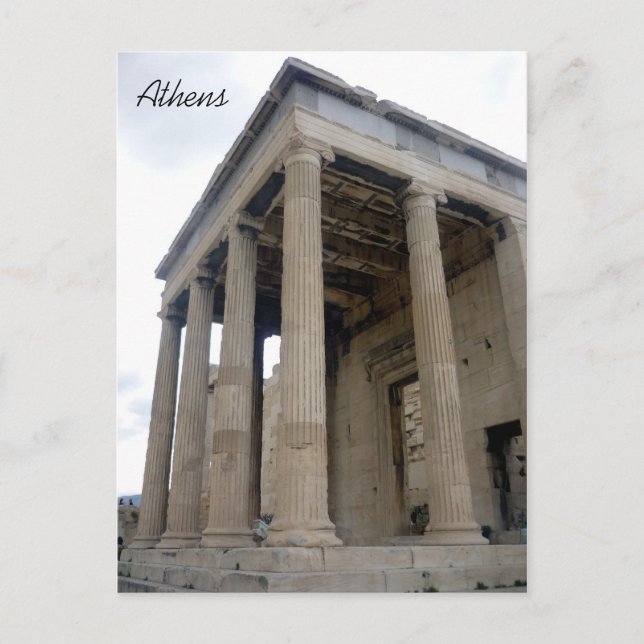 erechtheum acropolis postcard (Front)