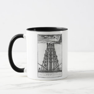 Erecting the Ancient Egyptian Obelisk Mug