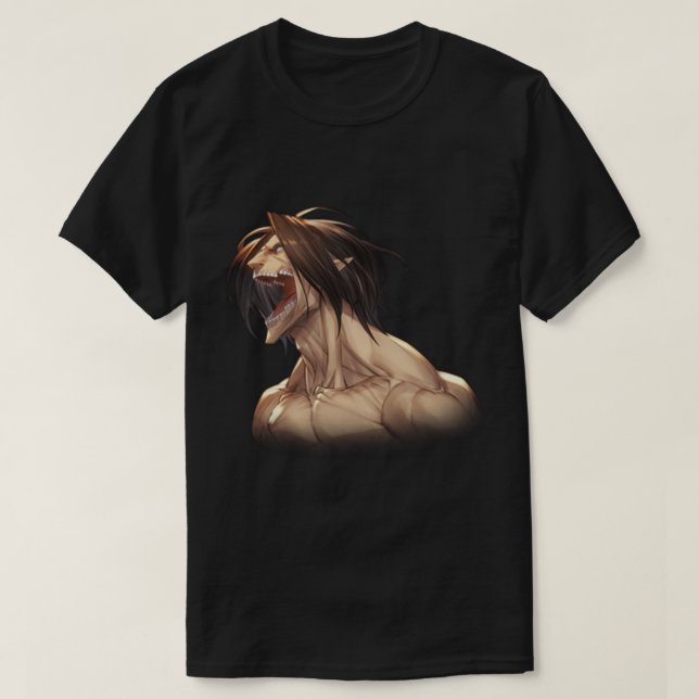 Eren Jeager in Titan form sticker  T-Shirt (Design Front)