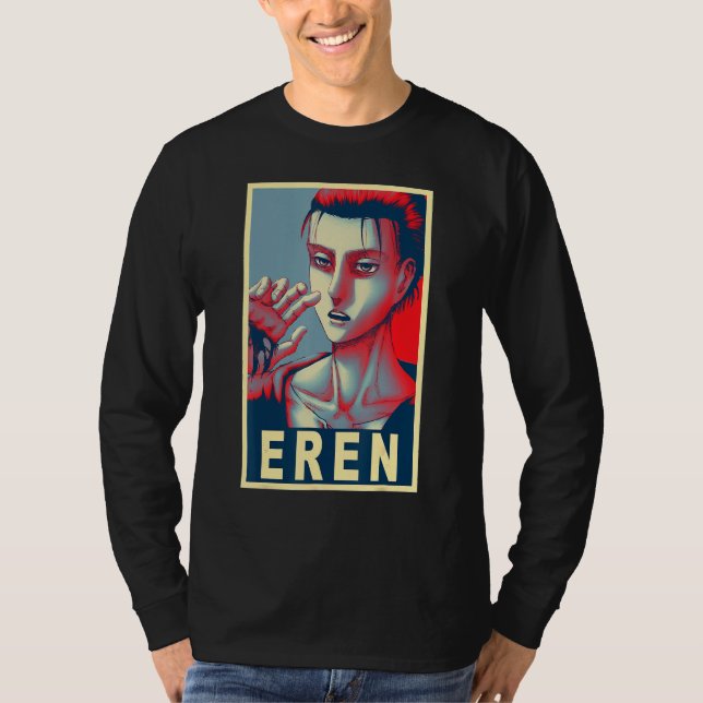 Eren Yeager Poster T-Shirt (Front)