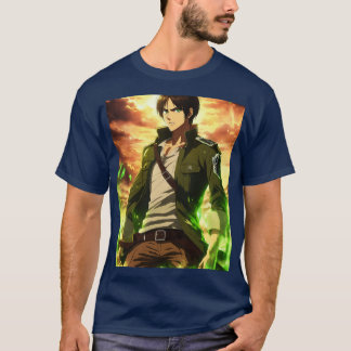eren yeagers  printed tshirt 