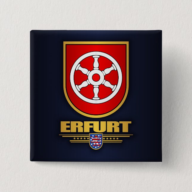 Erfurt 15 Cm Square Badge (Front)