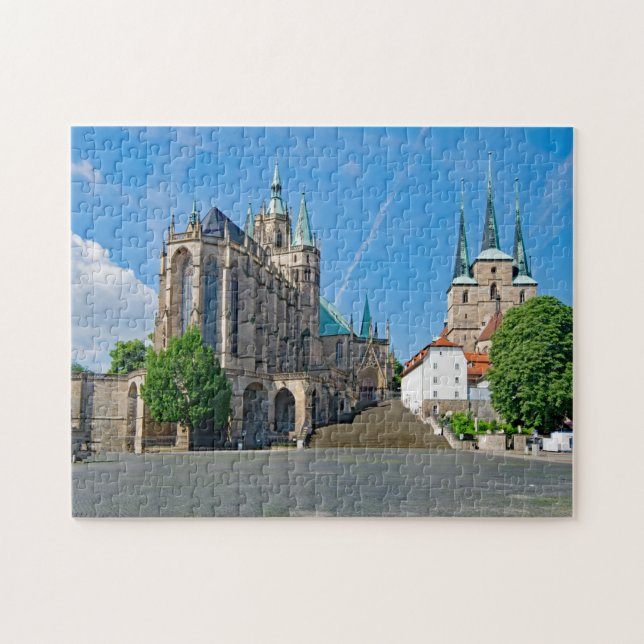 Erfurt Cathedral Germany. Jigsaw Puzzle (Horizontal)