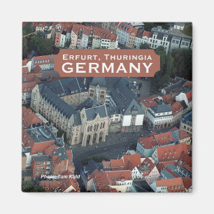 Erfurt, Thuringia Germany Photo Souvenir Magnet