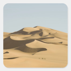 Erg Awbari, Sahara desert, Fezzan, Libya. 4 Square Sticker
