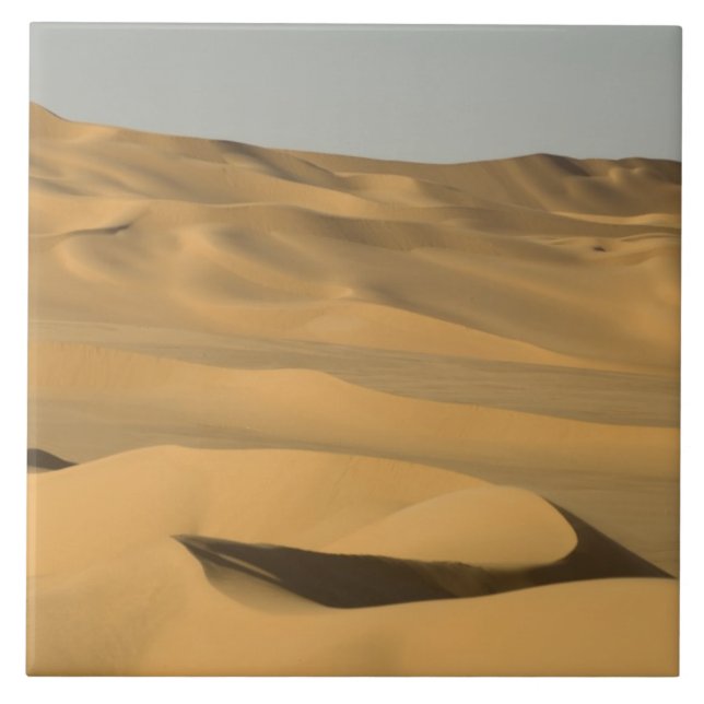 Erg Awbari, Sahara desert, Fezzan, Libya. Ceramic Tile (Front)