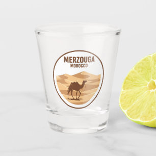 Erg Chebbi Merzouga Morocco Travel Shot Glass