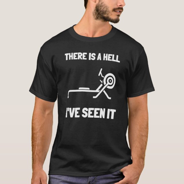 Erg Ergometer And Rowing Exercise Machine Rowing W T-Shirt (Front)