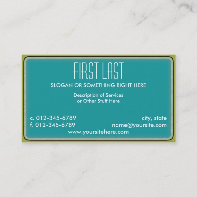 Eric Business Card (Front)