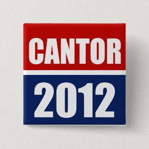 ERIC CANTOR 2012 15 CM SQUARE BADGE