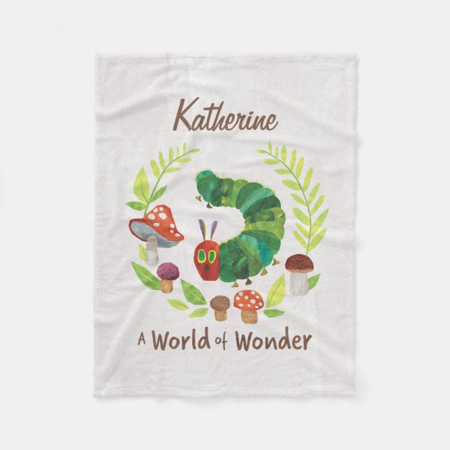 Eric Carle | A World of Wonder Fleece Blanket (Front)