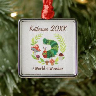 Eric Carle   A World of Wonder Metal Ornament