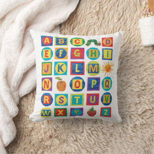 Eric Carle Alphabet Blocks Pattern Cushion