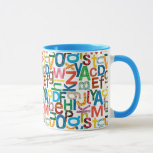 Eric Carle   Alphabet Pattern Letters Mug