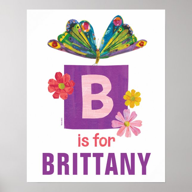 Eric Carle | B is for Butterfly  Poster (Front)