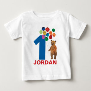 Eric Carle   Brown Bear - Beary Happy Birthday Baby T-Shirt