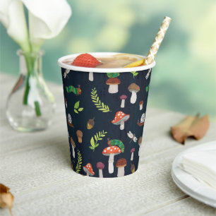Eric Carle   Bugs and Mushrooms Pattern Paper Cups