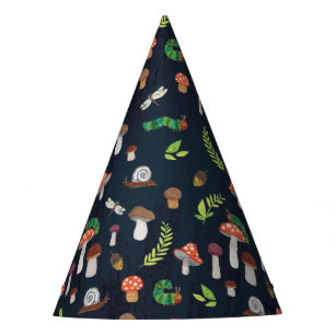 Eric Carle   Bugs and Mushrooms Pattern Party Hat