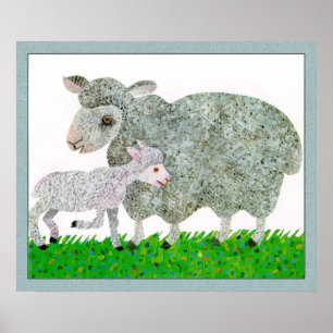 Eric Carle -  carleeric-sheep-sj-artfond Poster