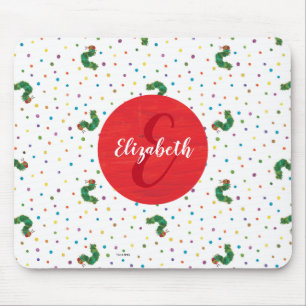 Eric Carle Caterpillar and Dots Pattern Mouse Pad
