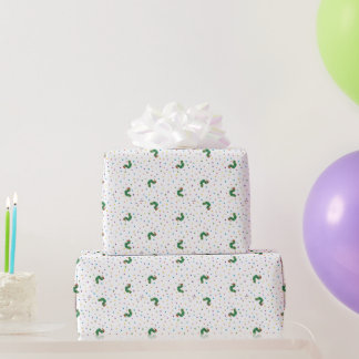 Eric Carle | Caterpillar and Dots Pattern Wrapping Paper