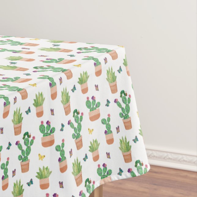Eric Carle | Caterpillar, Cactus, and Butterfly Pa Tablecloth (In Situ)