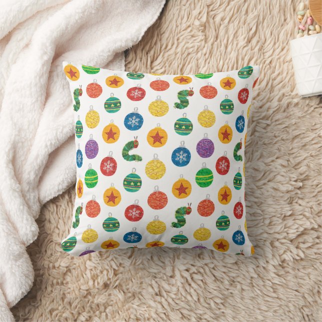 Eric Carle | Caterpillar Christmas Pattern Cushion (Blanket)